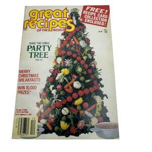 Great Recipes Of The World December 1982 Vintage Holiday Recipes Magazine